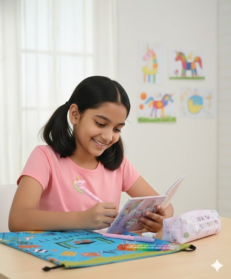 MindFit Unicorn Stationery Gift Set for Girls - Image 3