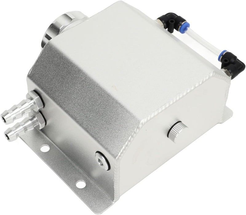 Universal 1L Expansion Tank for Engine Coolant Overflow Tank Aluminum Alloy Bottle Tank (Silver) - Image 5