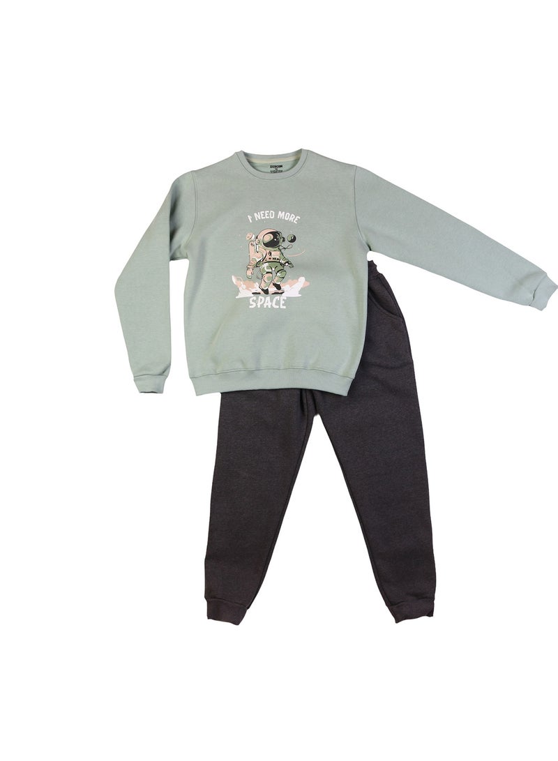 زيركون بيجامة شتوي اولادي - 4019 - Image 1