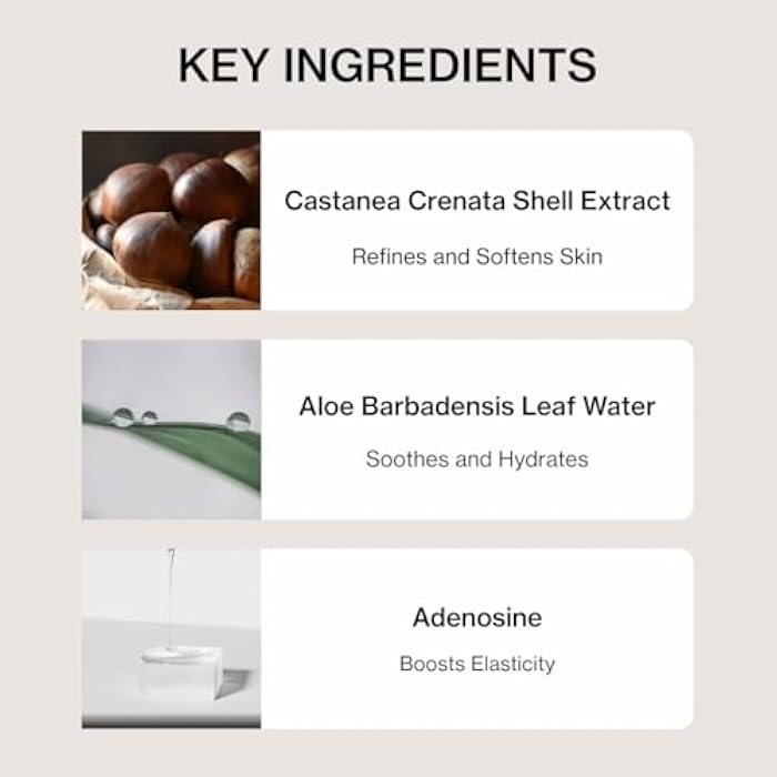 SHANGPREE AA Water Ampoule, Deep Hydration and Elasticity Care, Castanea Crenata Extract, Aloe Water, Adenosine, Smooths Texture, Soothes Irritation, For Dry or Rough Skin, 30ml / 1.01 fl.oz. - Image 3