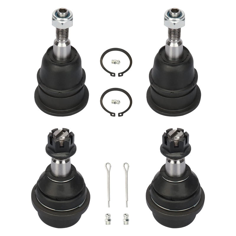 DRIVESTAR K6693 K6696 4PCS Front Lower Ball Joint  Upper Ball Joints fit 20012010 for GMC Sierra 2500 HD 20012007 for GMC Sierra 3500