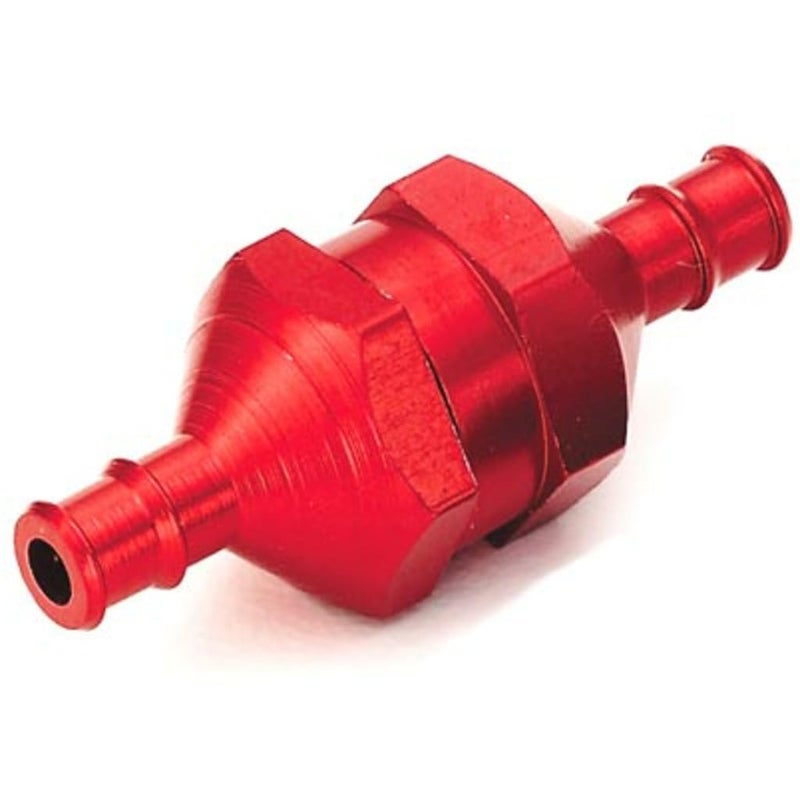 DuBro 834 Red in Line Fuel Filter with Plug