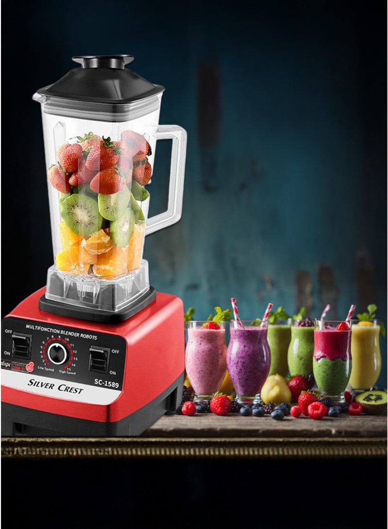 SILVER CREST 2 in 1 Electric Blender with Multifunctional Grain Grinder 2L - Image 4