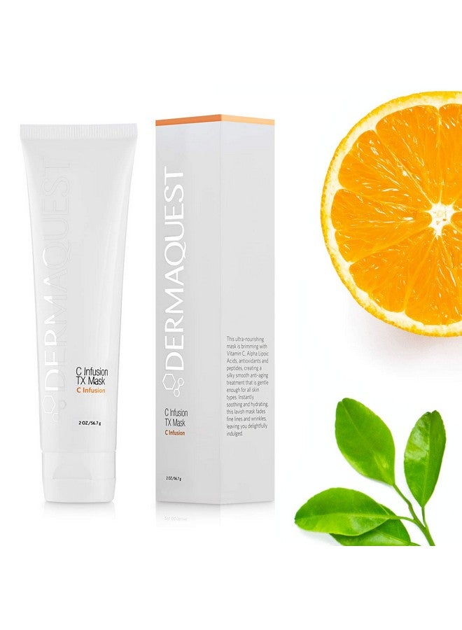 ديرما كويست منظف الوجه C Infusion - فيتامين C ومضاد للأكسدة ومنظف للوجه مفتح - غسول للوجه مضاد للشيخوخة للرجال والنساء - لجميع أنواع البشرة (6 أونصة)