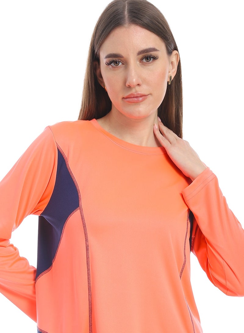 Caesar women sport t-shirt with Long sleeves - Image 4
