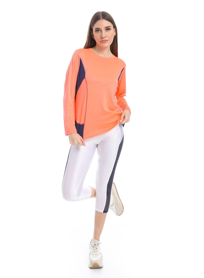 Caesar women sport t-shirt with Long sleeves - Image 5