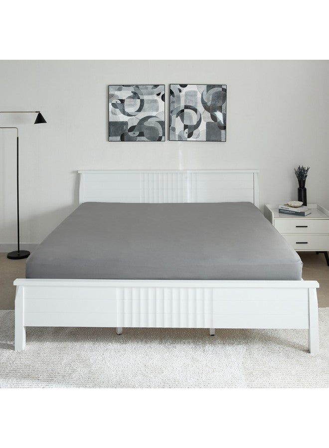 Home Box Essential Cotton Super King Fitted Sheet 200 x 200 x 36 cm - Image 3