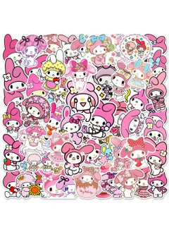 Sanrio 50 Pcs Waterproof Stickers Cute Anime Cartoon Vinyl Aesthetic Sticker Laptop Skateboard Luggage Computer Water Bottle Graffiti Sticker Packs  - Image 1