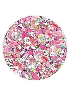 Sanrio 50 Pcs Waterproof Stickers Cute Anime Cartoon Vinyl Aesthetic Sticker Laptop Skateboard Luggage Computer Water Bottle Graffiti Sticker Packs  - Image 3