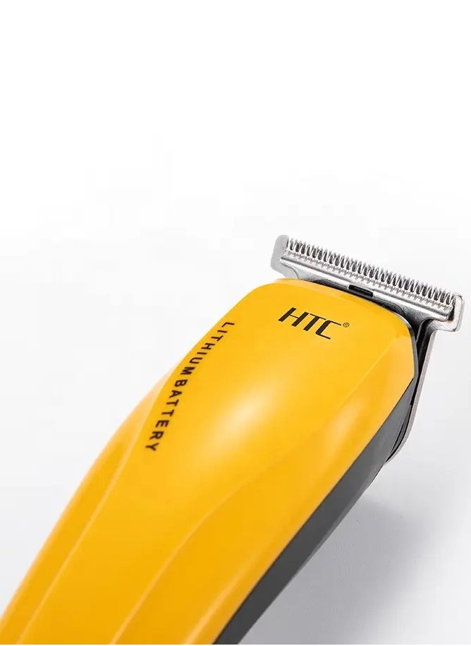 HTC - HTC AT-528A Men Wireless Zero Cutting T-Blade Balding Cordless Hair Clipper Trimmer Home Grooming - Image 1