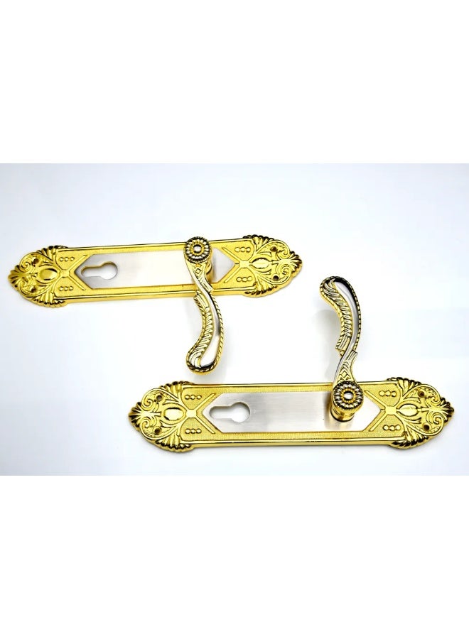 Zinc Door Handle - 8063-A85 SN / GP