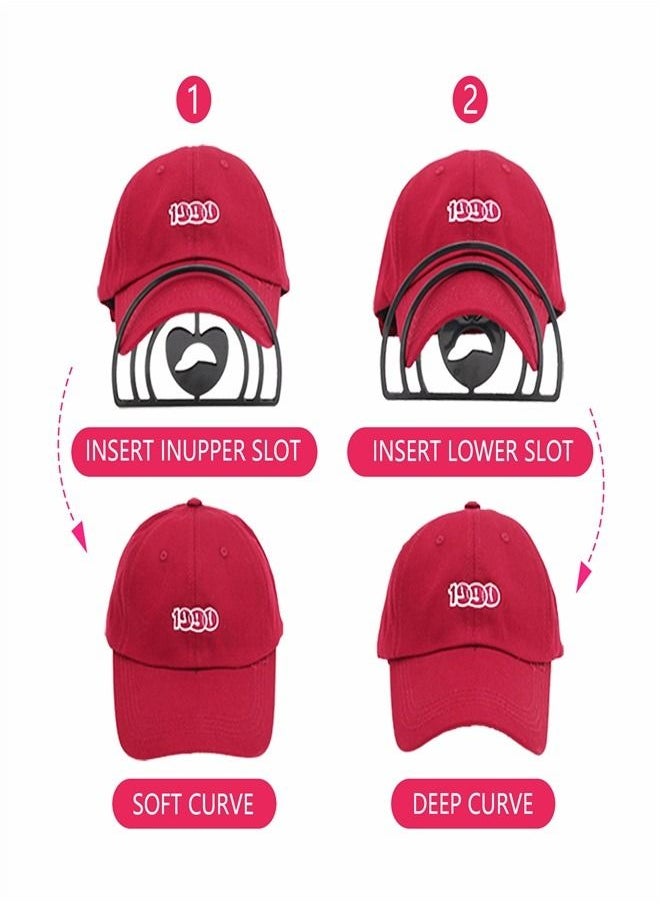 Generic - Hat Brim Bender Hat Curving Band Hat Bill Shaper and Bill Bender Tool for Baseball Caps Visor Curve Flat Brim Ball Caps Curved Brim Tool Hat Accessories Hat rack - Image 1