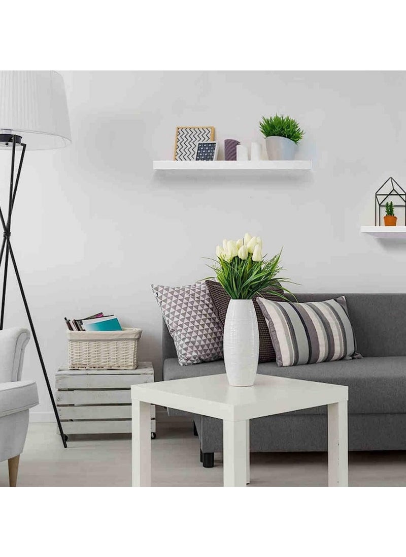PixelsFurniture - Set of 3 Pieces Floating Shelves Pixels Furniture for Wall, Living Room, Bedroom, Kitchen, Bathroom Decor, Shelves with Invisible Brackets, 40 CM - Image 1