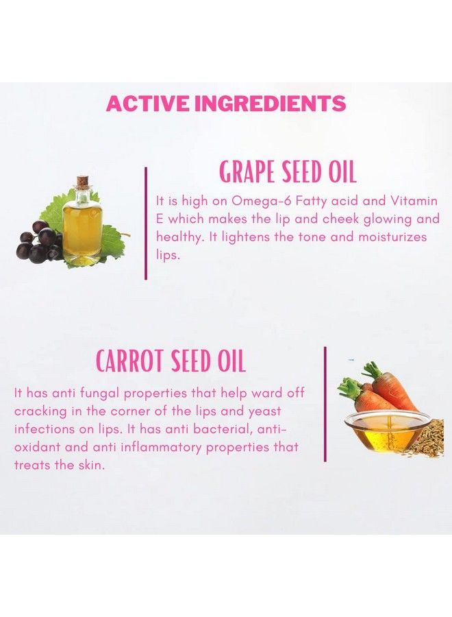 aegte Rose Petal Lip & Cheek Tint Balm (Baby Pink) Organic Multipurpose Lip Balm With Real Rose Petals And Rose Hip Oil For Women Lightens And Moisturizes Dry & Chapped Lips 15 Gm - Image 5