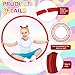 WinnerWhy 2 Pcs Toy Hoop Exercise Hoop Detachable Adjustable Plastic Toy Ring Playground Equipment for School Colored Circles Exercise Ring for Teens Dog Agility EquipmentRed23 Inch - Image 4