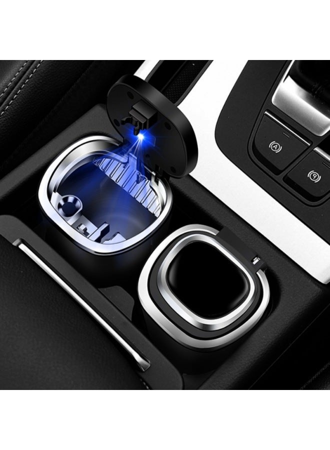 Car-mounted Ashtray Car With Cover Hanging Invisible Car Led Lamp