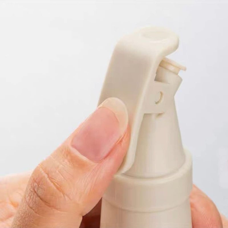 SHFTI Olive Oil Dispenser Oil and Vinegar Dispenser Oil and Vinegar Bottle Set with Funnel Olive Oil Bottle and Vinegar Bottle Glass Set ROUND CREAM - Image 3