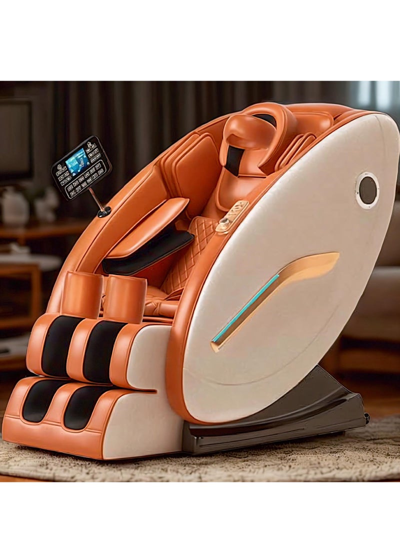 ETG （5 Years Warranty）Full Body Zero Gravity Massage Chair Recliner with Air Pressure, Heating,Foot Roller & Bluetooth Speaker,Multifunctional Electric Massage Sofa for Home & Office,Perfect for Men & Women  - Image 1