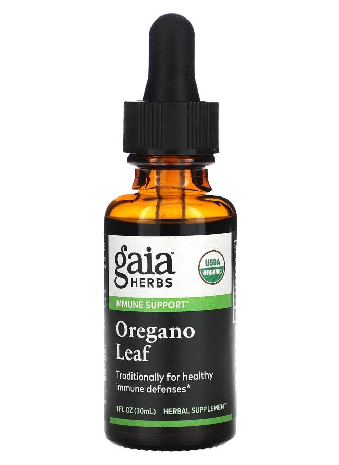 Gaia Herbs Organic  Oregano Leaf 1 fl oz (30 ml) 