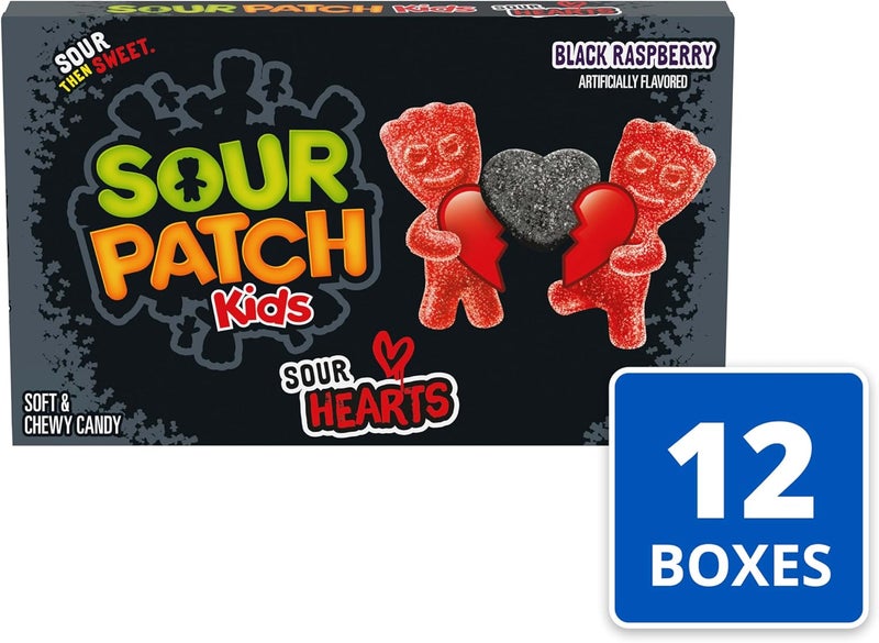 Sour Patch Kids حلوى SOUR PATCH KIDS قلوب حامضة بنكهة التوت الأسود - Image 3