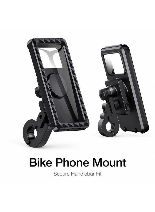 WYE Waterproof Bike Phone Holder Handlebar Mount for Universal Motorcycle & Bicycle - Y-H113 - Image 1