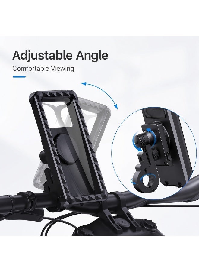WYE Waterproof Bike Phone Holder Handlebar Mount for Universal Motorcycle & Bicycle - Y-H113 - Image 2