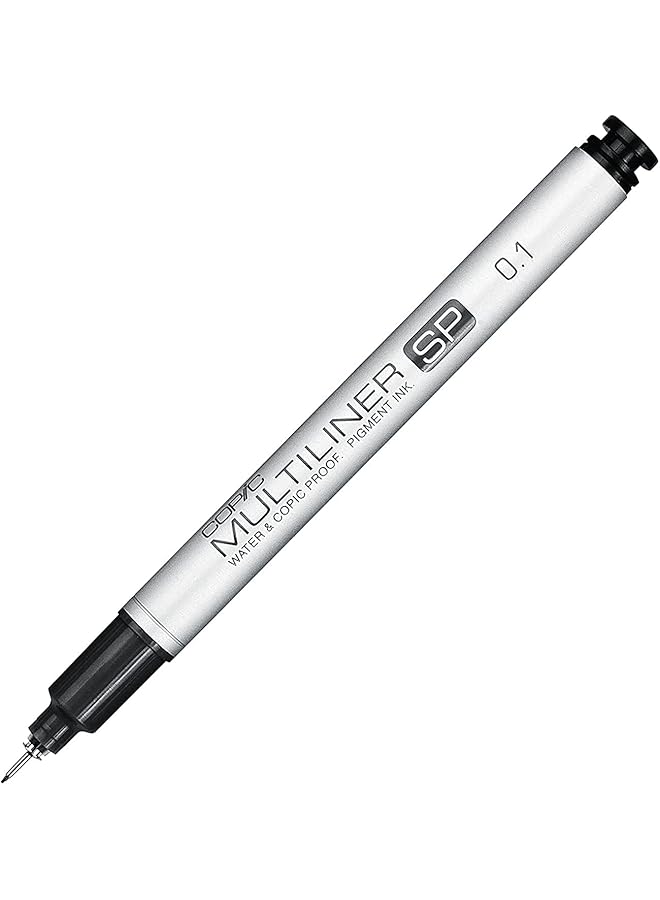 COPIC Multiliner Sp Black Ink Marker 0.1 Tip - Image 1