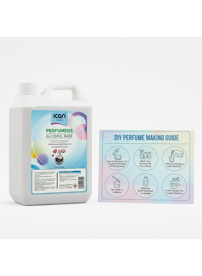 ICAN London Perfumer’s Alcohol 2000ML | High Purity Denatured Alcohol for Perfume Making | Professional Grade - Image 2