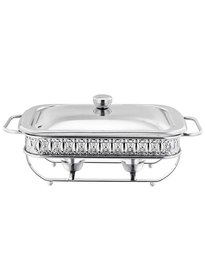 NKX Round Glass Buffet Stove Food Warming Container  - Image 1