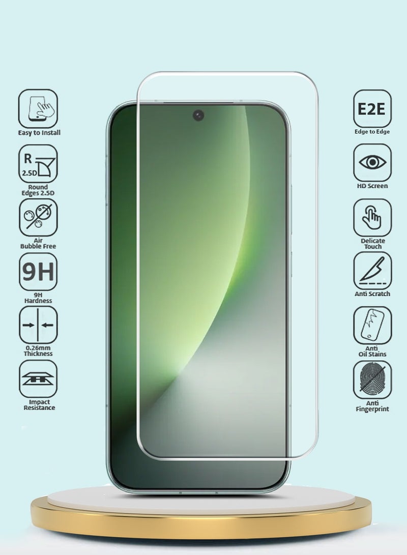 GMAX Honor Magic8 5G 2025 GMAX Premium Series Curved Edges 9H 2.5D Tempered Glass Screen Protector - Clear - Image 2