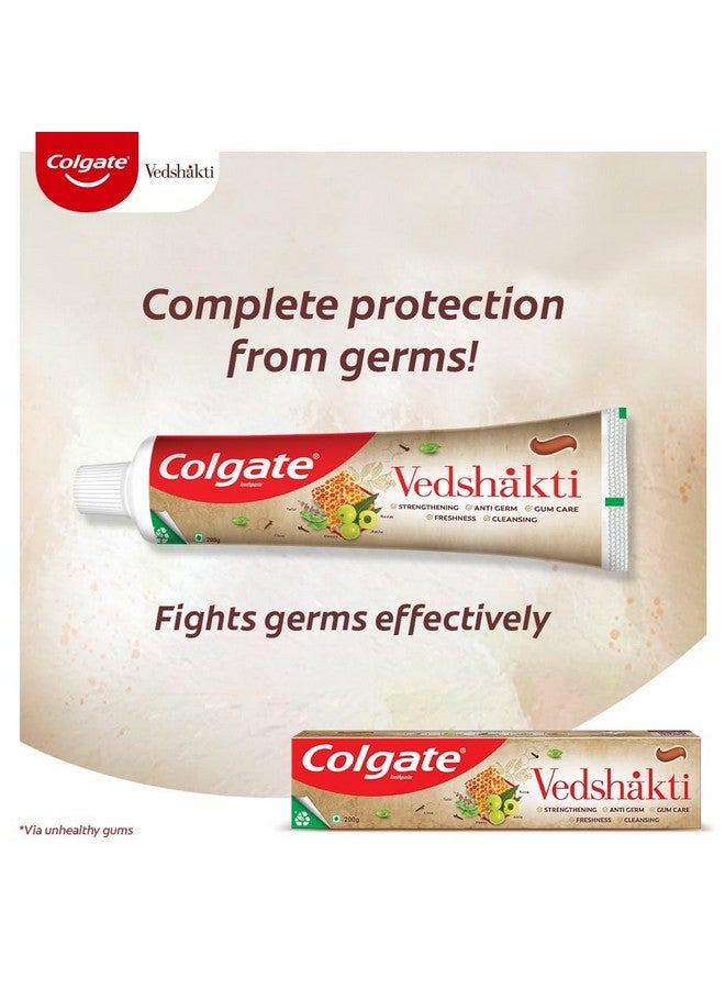 كولجيت معجون أسنان كولجيت سوارنا فِدشاكتي الطبي لحماية التسوس وعلاج رائحة الفم الكريهة - 400 جم - Image 5