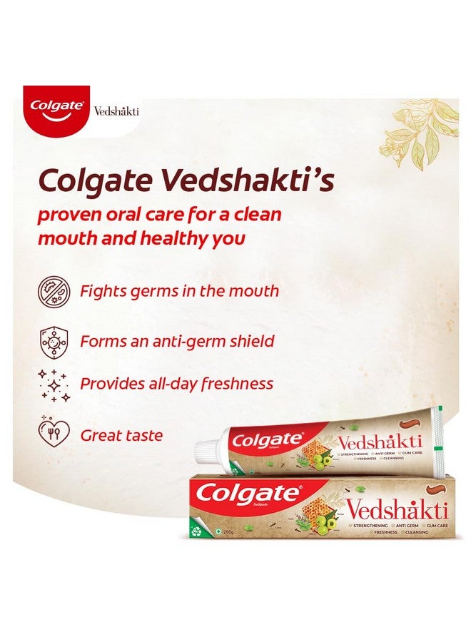 كولجيت معجون أسنان كولجيت سوارنا فِدشاكتي الطبي لحماية التسوس وعلاج رائحة الفم الكريهة - 400 جم - Image 4