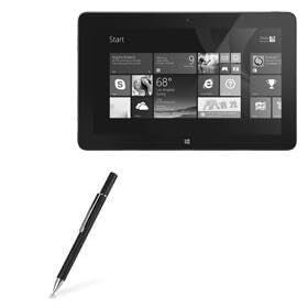 BoxWave Stylus Pen Compatible with Dell Venue Pro 11 - FineTouch Capacitive Stylus, Super Precise Stylus Pen - Jet Black - Image 1