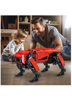 15067 Red Four-Legged Robot Dog Power Module Building Block Kit, APP RC Mechanical Intelligent Robot Programmable Educational STEM Toy Clamping Building Kit Model - pzsku/Z0A189423906564E3322DZ/45/_/1739803726/25c0c229-ac1c-42d7-a414-cbb8d468ff37