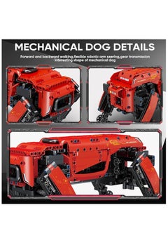 15067 Red Four-Legged Robot Dog Power Module Building Block Kit, APP RC Mechanical Intelligent Robot Programmable Educational STEM Toy Clamping Building Kit Model - pzsku/Z0A189423906564E3322DZ/45/_/1739803733/3870b24d-b8cc-4d83-a85b-57cf8e1aeff3