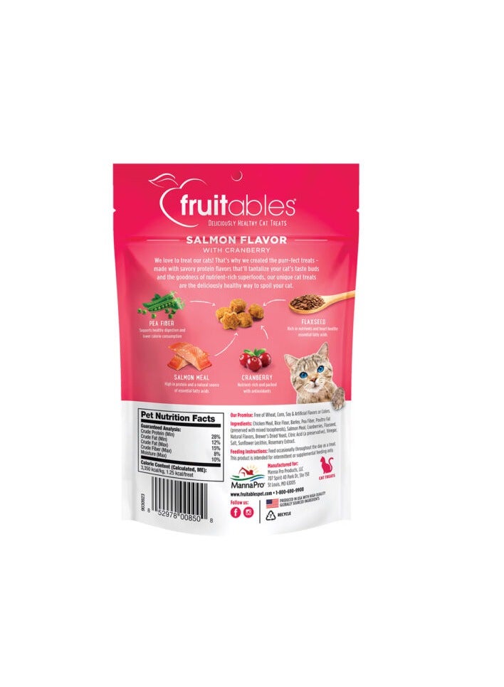 Fruitables Salmon Flavor with Cranberry Cat Treats 70g - Image 2