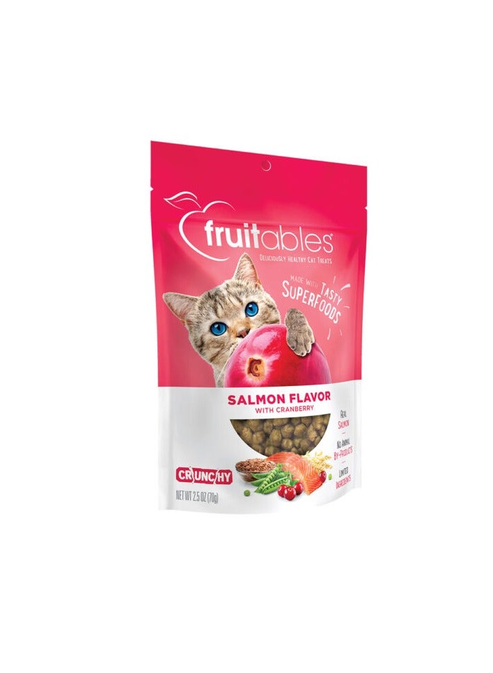 Fruitables Salmon Flavor with Cranberry Cat Treats 70g - Image 3