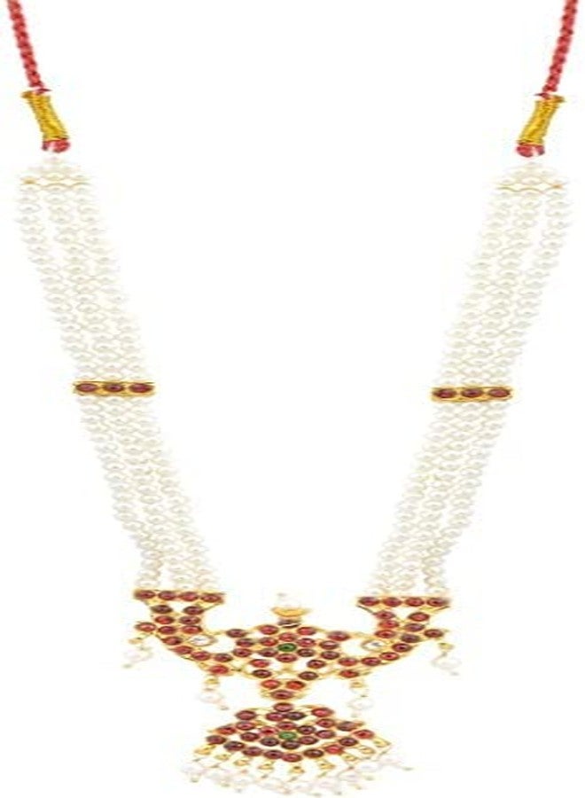 TEALWOLF Bharatnatyam jewelry set for Girls, Professional Dance jewelry set, set of 10 Ornaments - Image 2