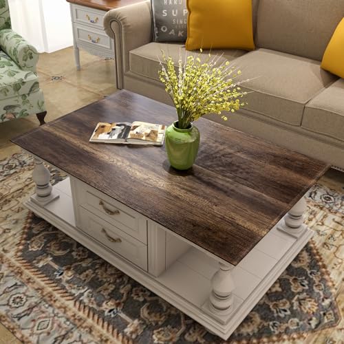 Stickyart Thick Teak Wood Contact Paper Wood Wallpaper Peel and Stick Textured Wood Grain Contact Paper for Cabinets and Drawers Vintage Premium Wallpaper for Furniture Removable Vinyl Wood 12"x80" - Image 3