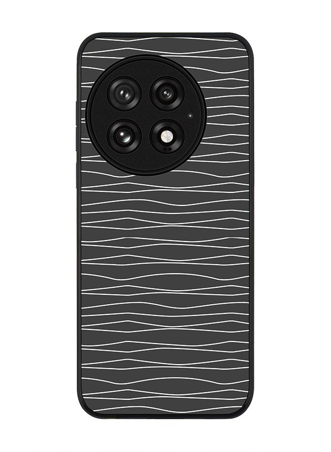 Stylizedd For OnePlus 13 5G Case,Slim fit Camera Protection, Shockproof Thin Phone cover  - Squiggly Lines - Image 1