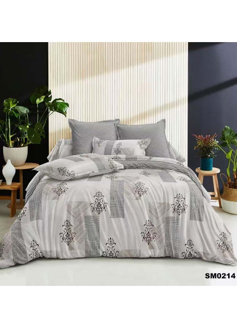 8 Pieces Comforter Double Size 240x220cm pure cotton filled Comforter Set Polyester soft quilt Bedding Set for All Season