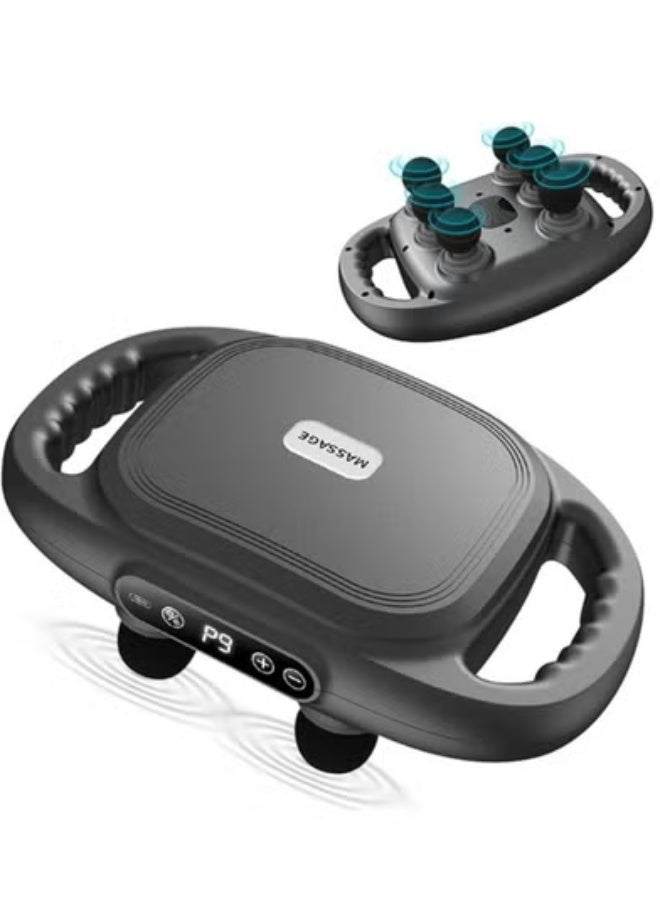 Arabest Massage Gun Deep Tissue, 6 Heads Muscle Massager Gun for Men & Women, Gun Massager Targeting Back, Neck, Legs, and Full Body Pain Relief - Grey - Image 1
