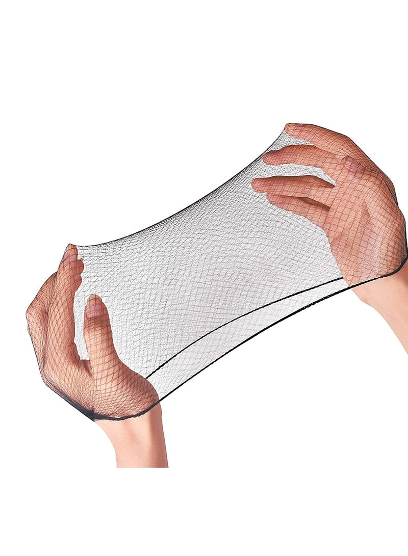 Solida Black Disposable Hairnet – Hygienic & Comfortable, Ideal for Food & Medical Use (100pcs) - Image 1