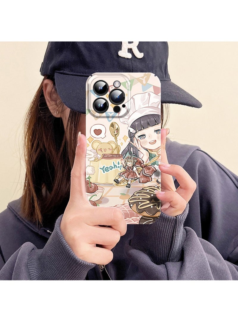 X-level iPhone 15 Pro Case Cardcaptor Sakura Cover Shockproof Back Cover Comfortable Touch Anti-scratch Release Heat PC Full Camera Len Protector Protection designed for iPhone 15 Pro  - Image 4