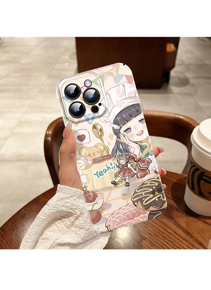 X-level iPhone 15 Pro Case Cardcaptor Sakura Cover Shockproof Back Cover Comfortable Touch Anti-scratch Release Heat PC Full Camera Len Protector Protection designed for iPhone 15 Pro  - Image 5