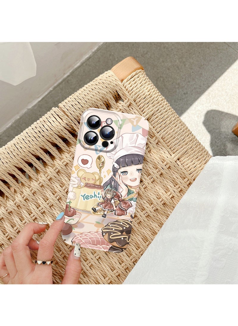 X-level iPhone 15 Pro Case Cardcaptor Sakura Cover Shockproof Back Cover Comfortable Touch Anti-scratch Release Heat PC Full Camera Len Protector Protection designed for iPhone 15 Pro  - Image 2