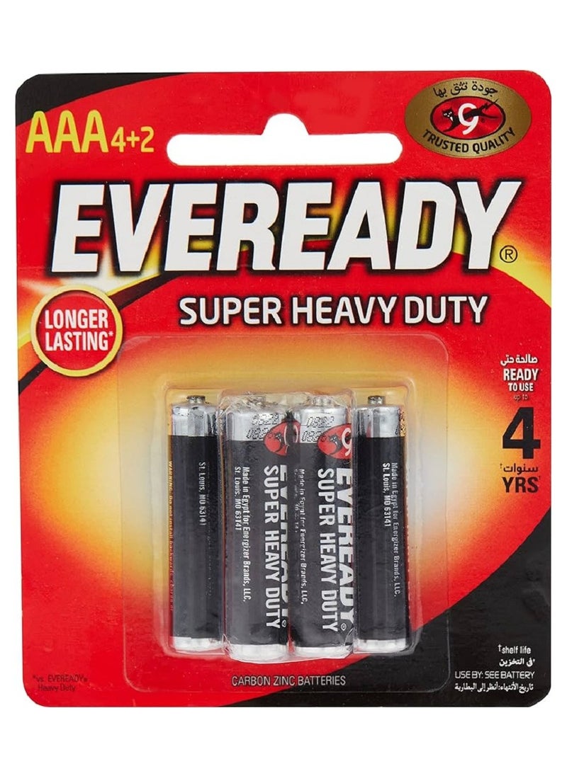 One Set (6-Pieces)AAA 4+2 Eveready Super Heavy Duty - pzsku/Z0A1902E723B381FA4E8EZ/45/_/1710142693/45e2275e-5034-4077-b890-e59d7296ba8c