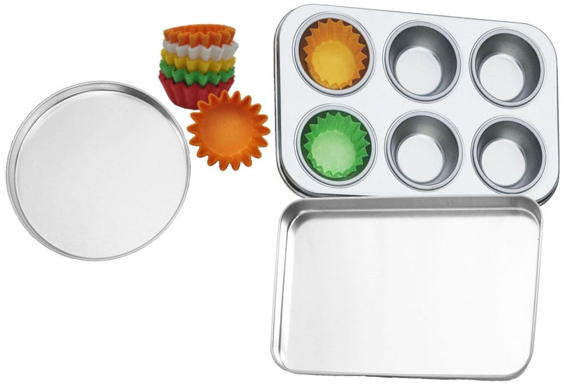 Pan Set Compatible with Easy Bake Ultimate Oven Includes Cupcake Liners THAT WILL FIT IN OVEN UNLIKE OTHERS Kids Accessories for Cooking Easy Bake Oven Mixes