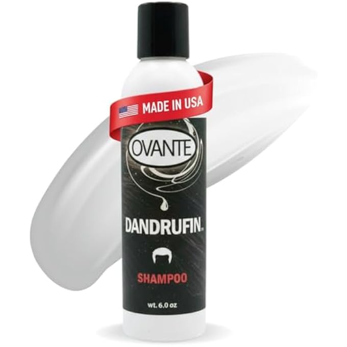 Dandruff Treatment Shampoo for Men - Extra Strength Sulfate-free - Dry Hair & Flaky Skin - Deep Moisturizing Dandruff Shampoo with Natural Oils & Vitamins - Made in the USA