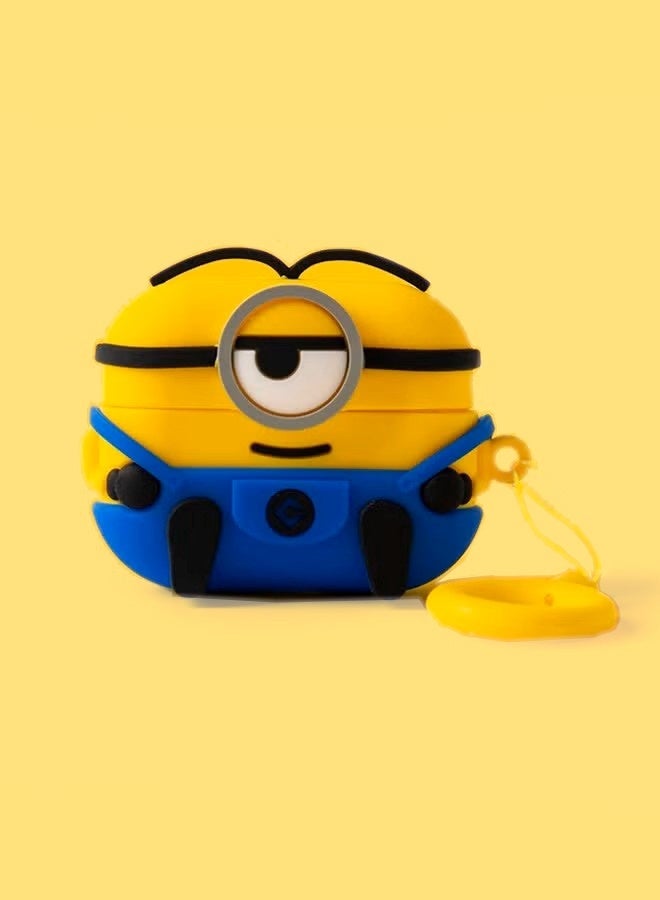 Compatible with Apple AirPods Pro 2 Silicone Protective Case Cover Minions - Image 1